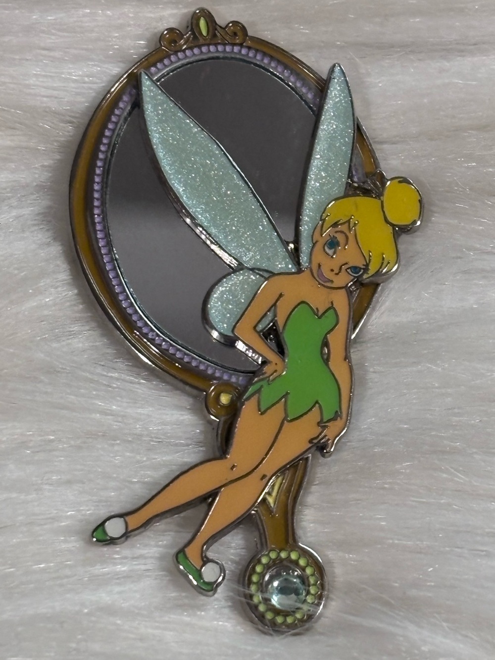 Tinker Bell with Jeweled Mirror